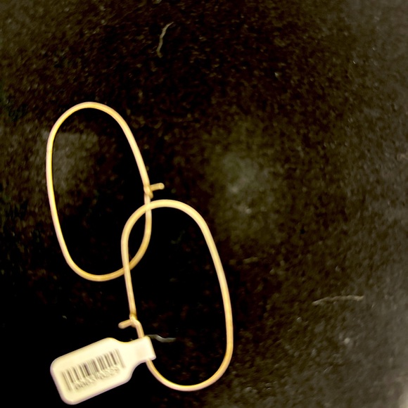 Jewelry - Sterling Silver Oval Contemporary Hoops